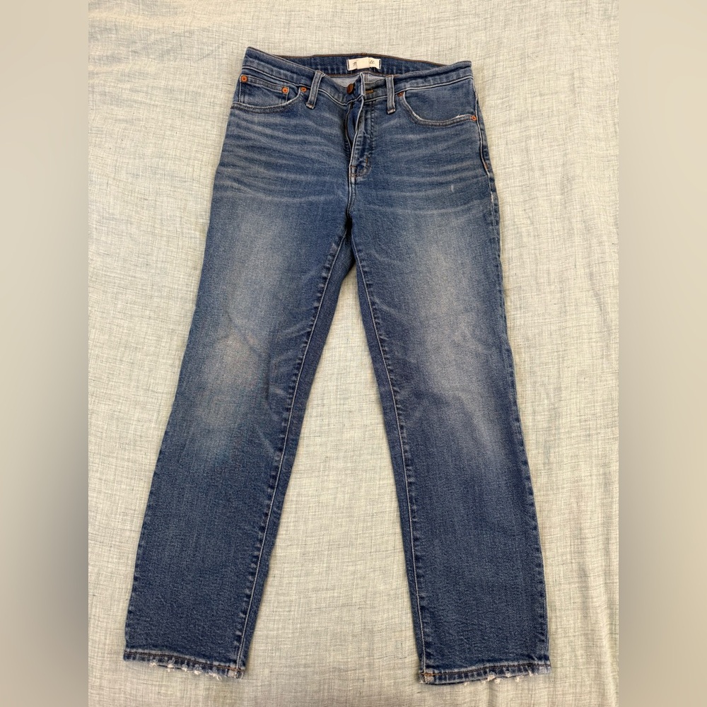 Madewell Mid-Rise Classic Straight Jeans